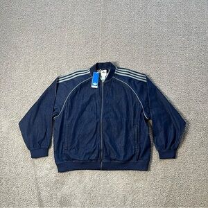 Adidas Originals SST Adicolor Loose SST Denim Stone Jacket Men’s Size XL